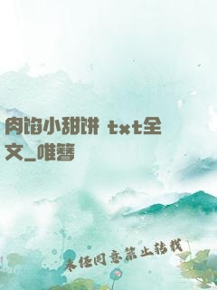 肉馅小甜饼 txt全文